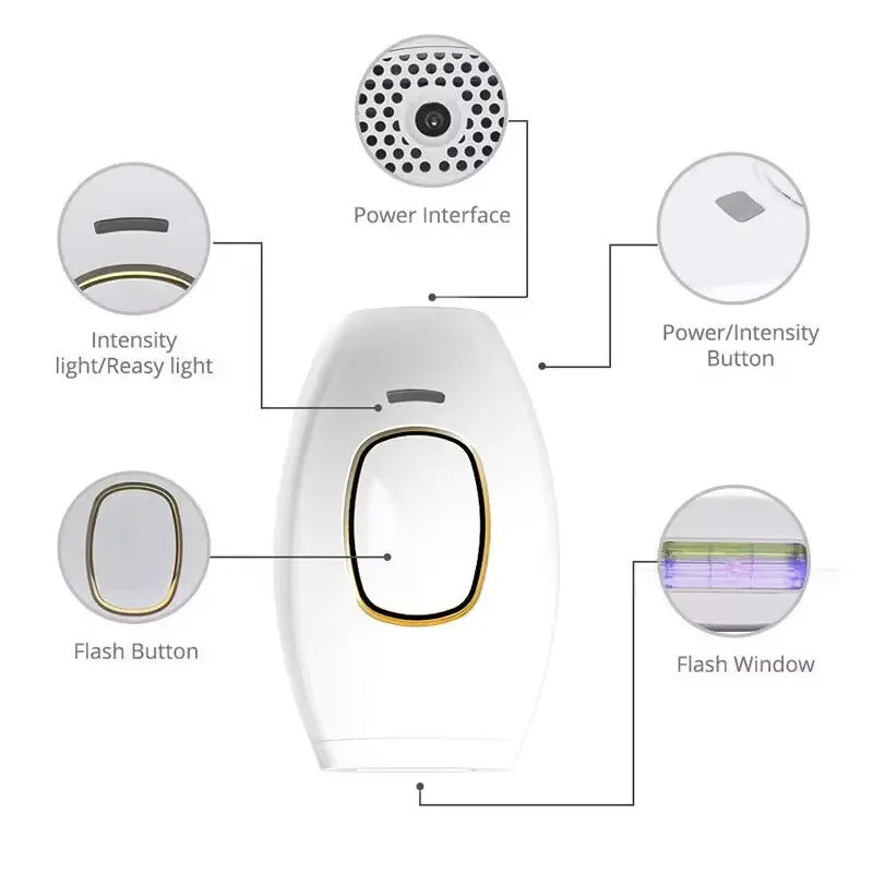 IPL laser hair removal device